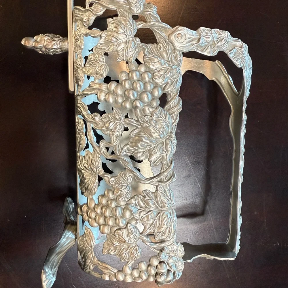 Largentiere of Italy silver‎ plate wine bottle holder Adjustable